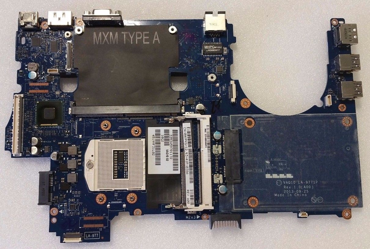 Dell Precision M4800 LA-9771P Laptop-Motherboard vollständig getestet W7R2C 0W7R2C